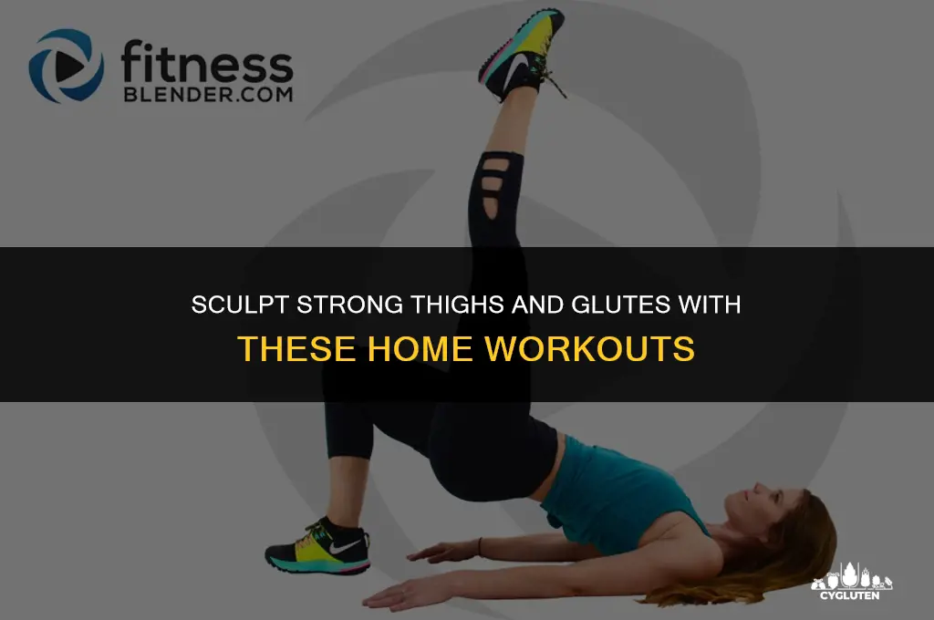 how to build thighs and glutes at home