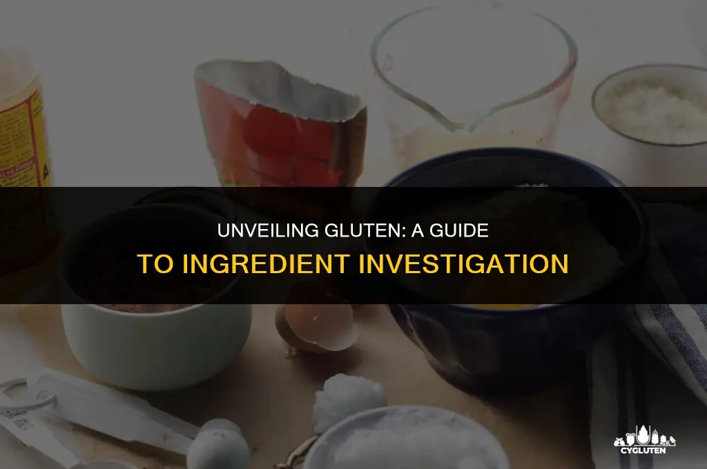 how to check for gluten in ingredients