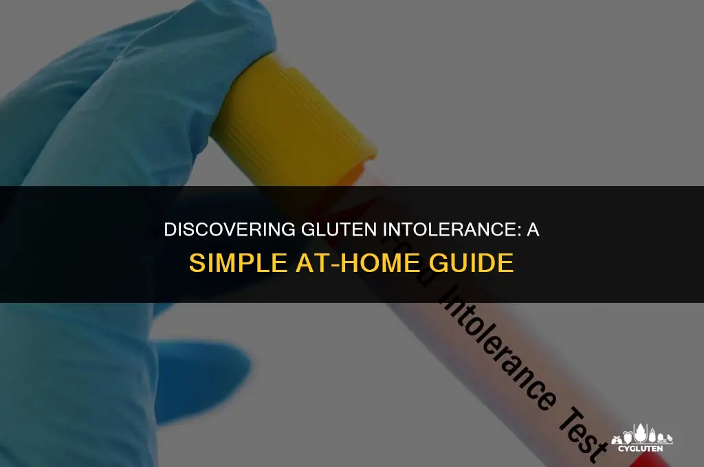how to check gluten intolerance at home