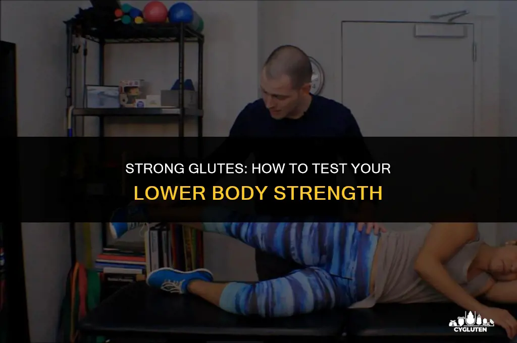 how to check to see if you have strong glutes