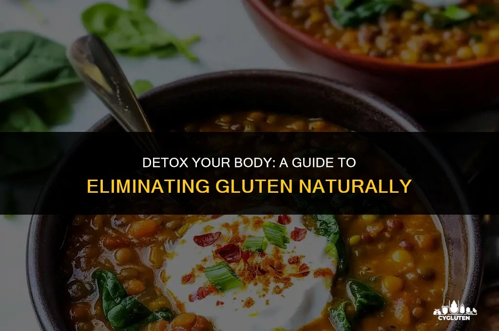 how to clean gluten from your system