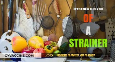 Effortlessly Clean Your Strainer: A Gluten-Free Guide