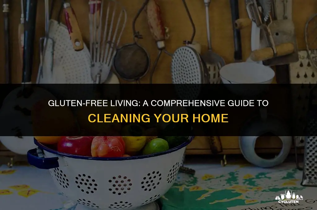 how to clean house for gluten intolerance