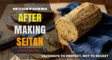 Effortless Cleanup: Tackling Gluten Mess After Seitan Preparation