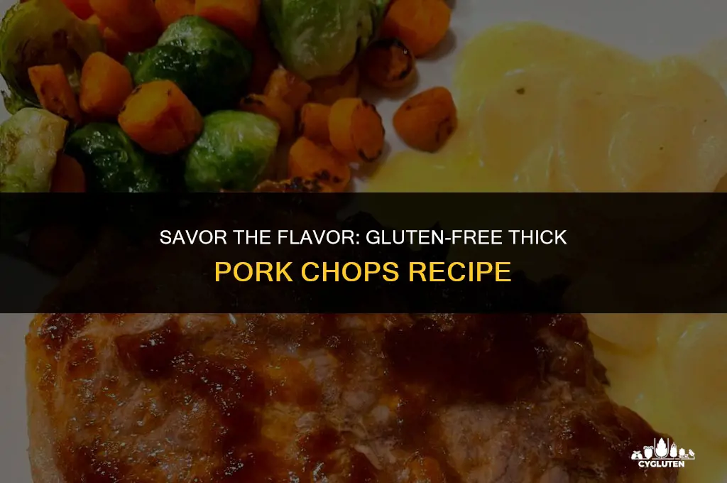 how to cook thick pork chops gluten frre