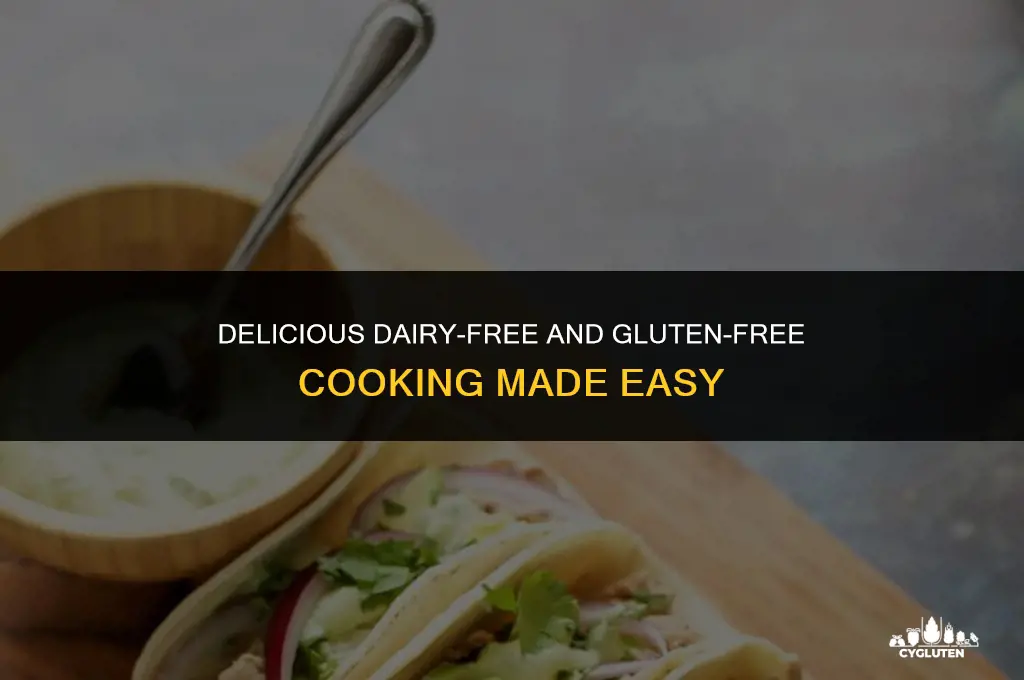 how to cook without diary or gluten