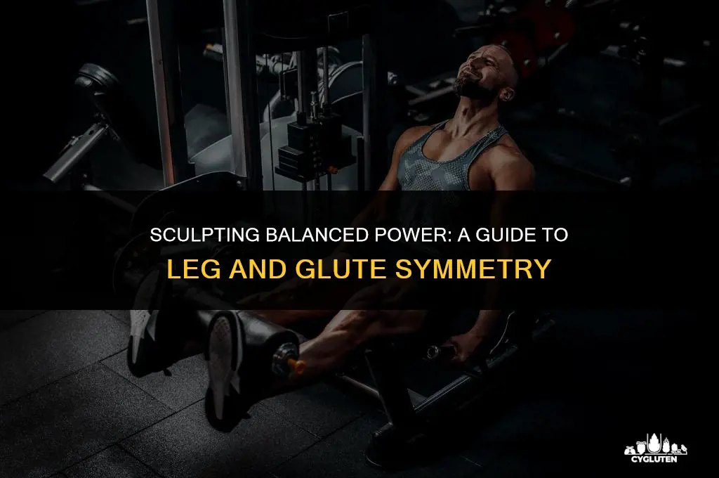 how to create muscluar symmetry in legs and glutes