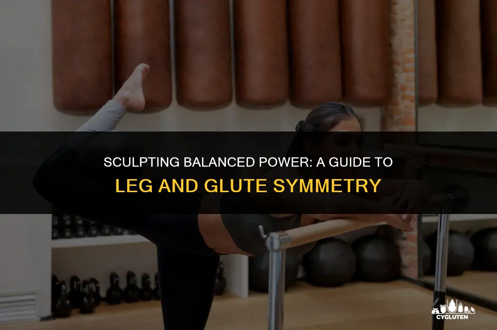 how to create muscular symmetry in legs and glutes
