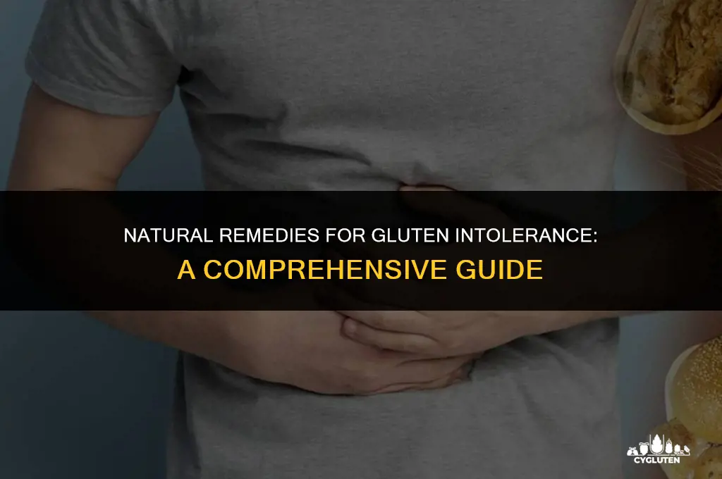 how to cure gluten intolerance at home