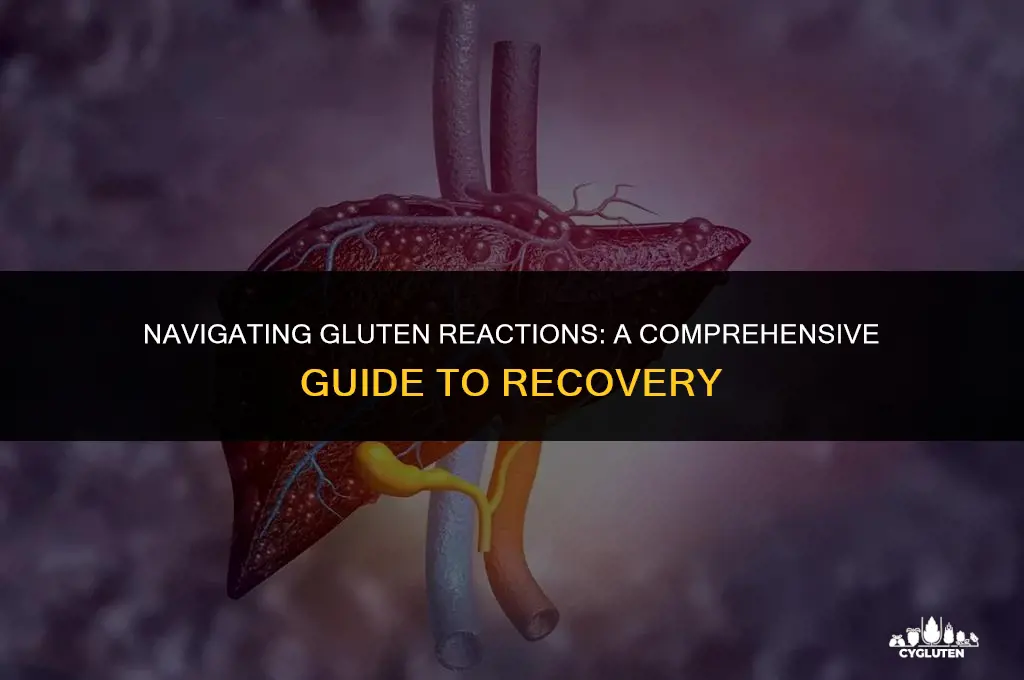 how to deal with a gluten reaction