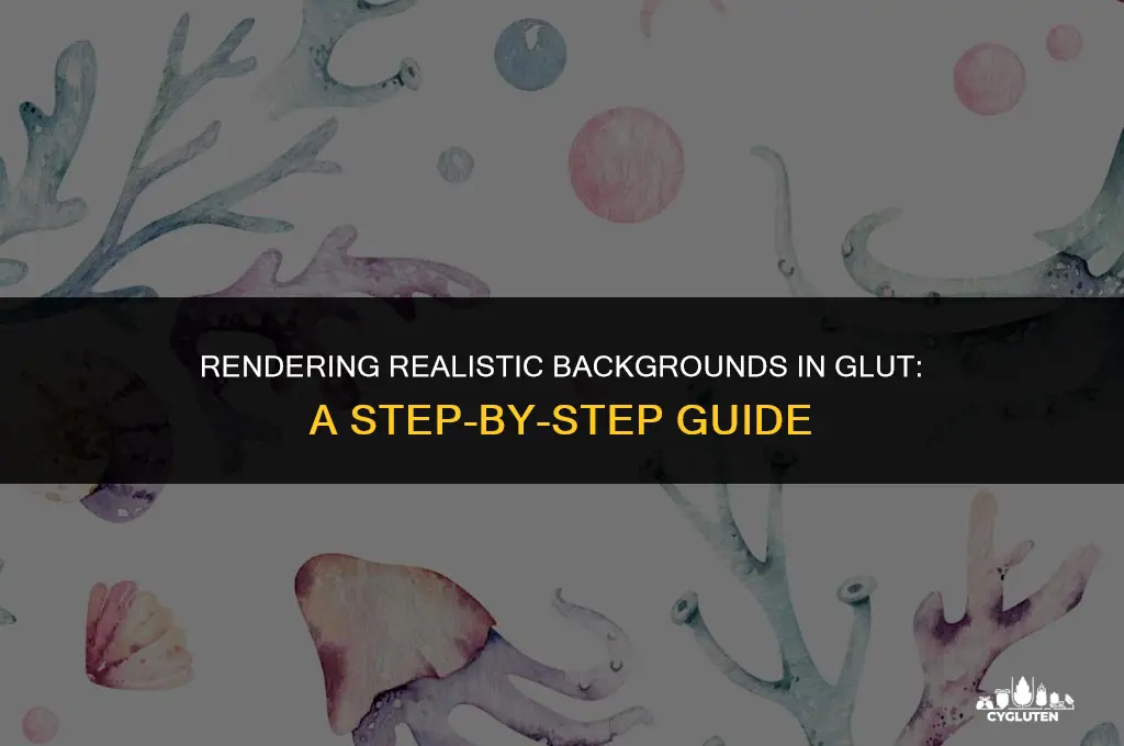 how to display a background image in glut