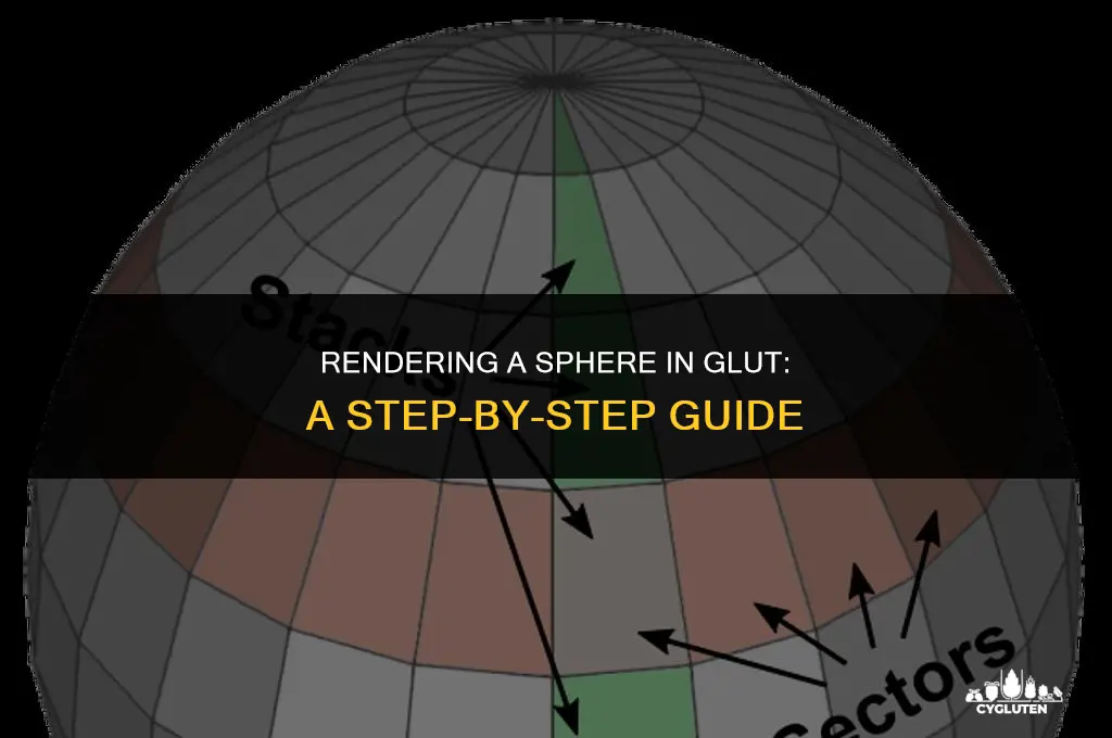 how to display a sphere in glut
