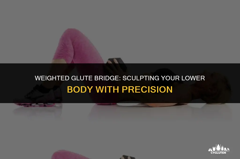 how to do a glute bridge with weights