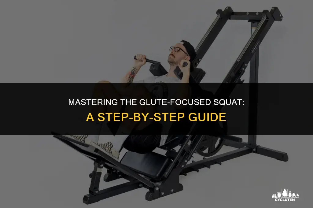 how to do a glute focused squat