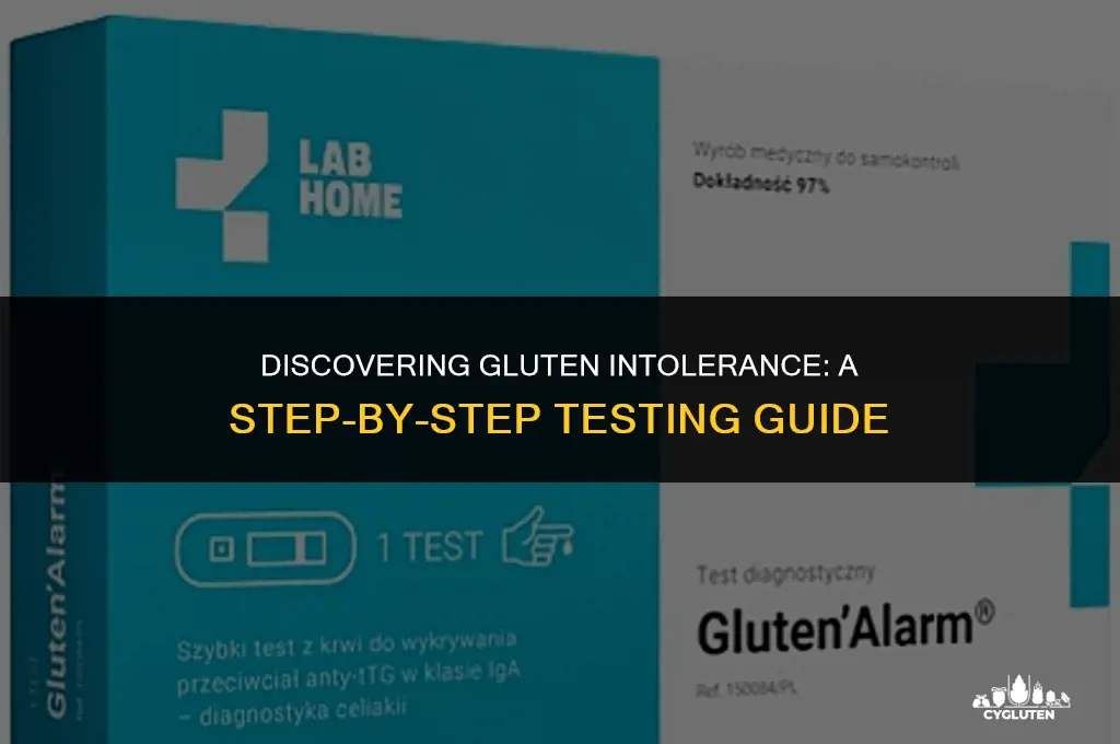 how to do a gluten intolerance test