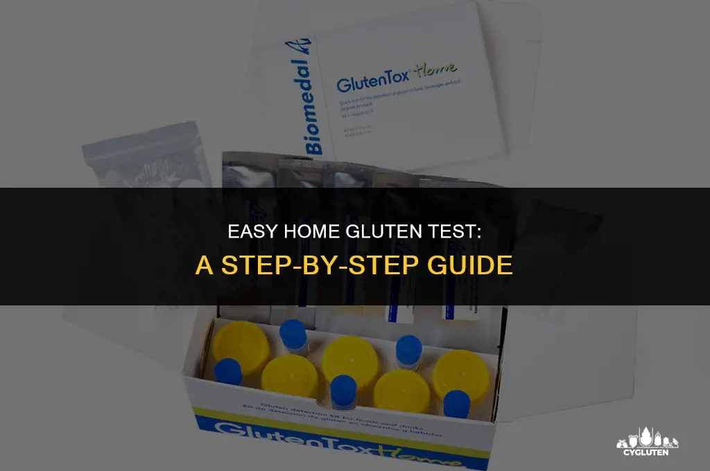 how to do a home test for gluten