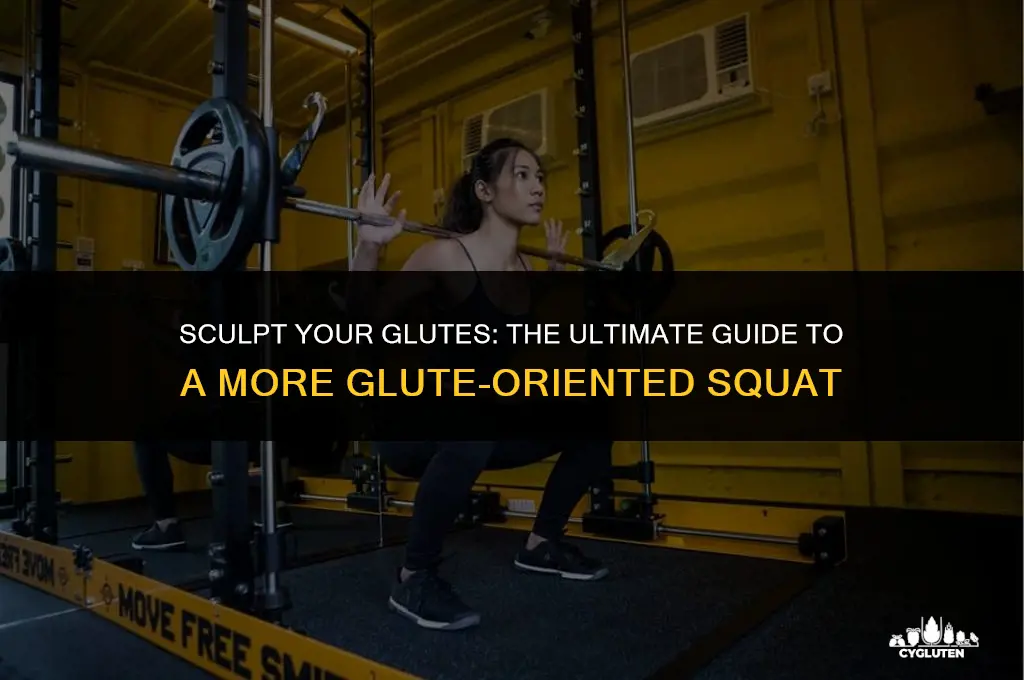 how to do a more glute oriented squat
