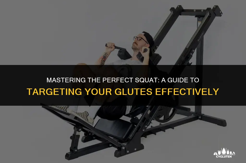 how to do a proper squat to target glutes
