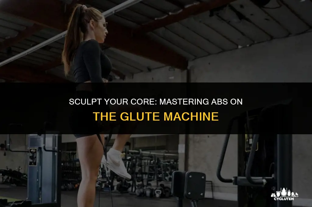 how to do abs on glute machine