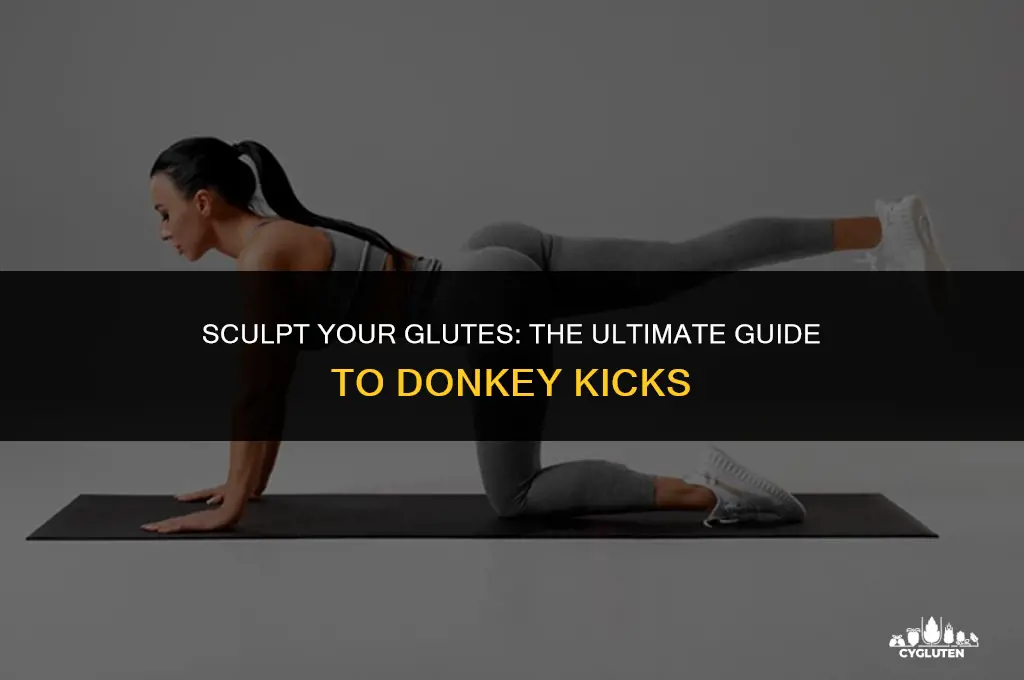 how to do donkey kicks for glutes