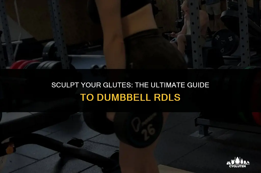 how to do dumbbell rdls for glutes