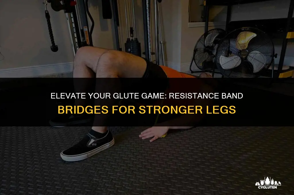 how to do glute bridges with resistance bands