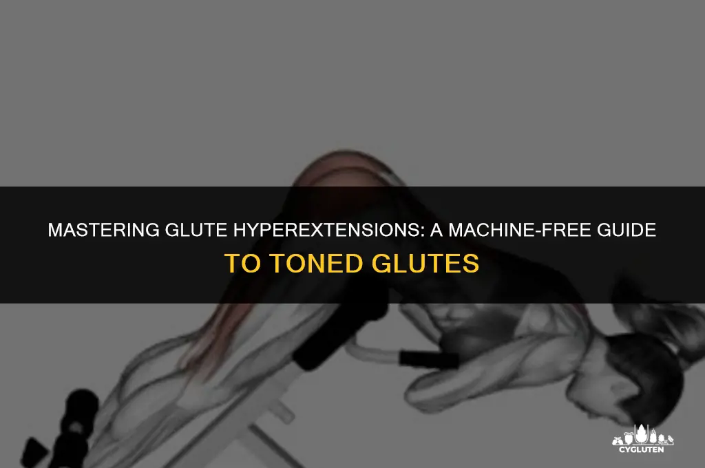 how to do glute hyperextensions without machine