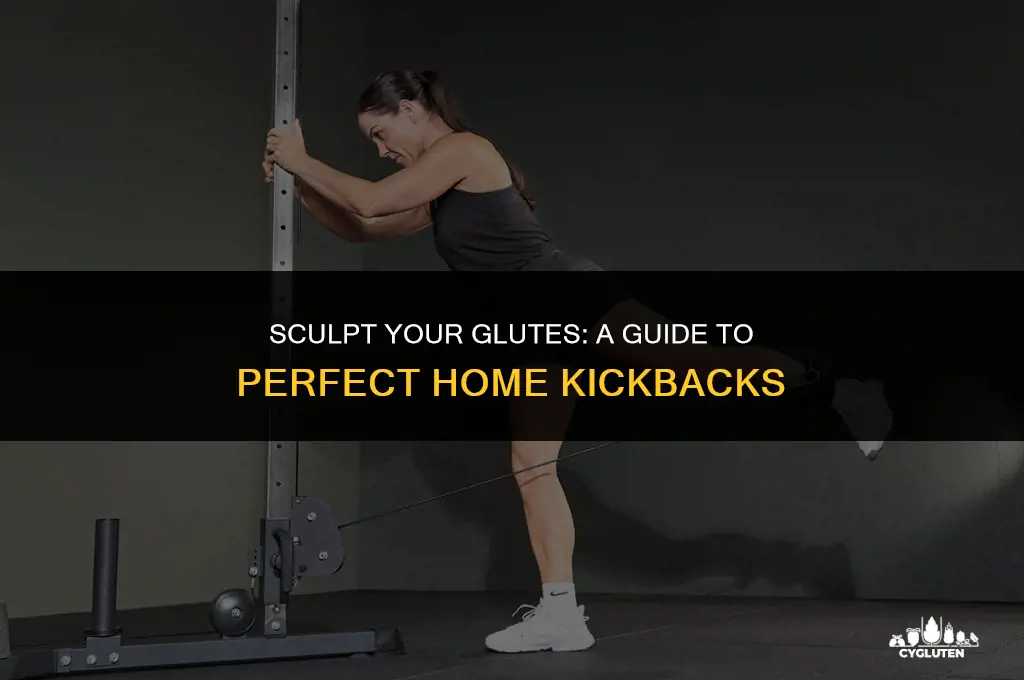 how to do glute kickbacks at home