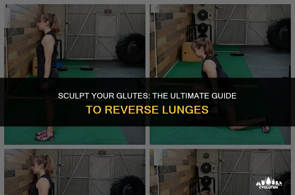 how to do reverse lunges for glutes