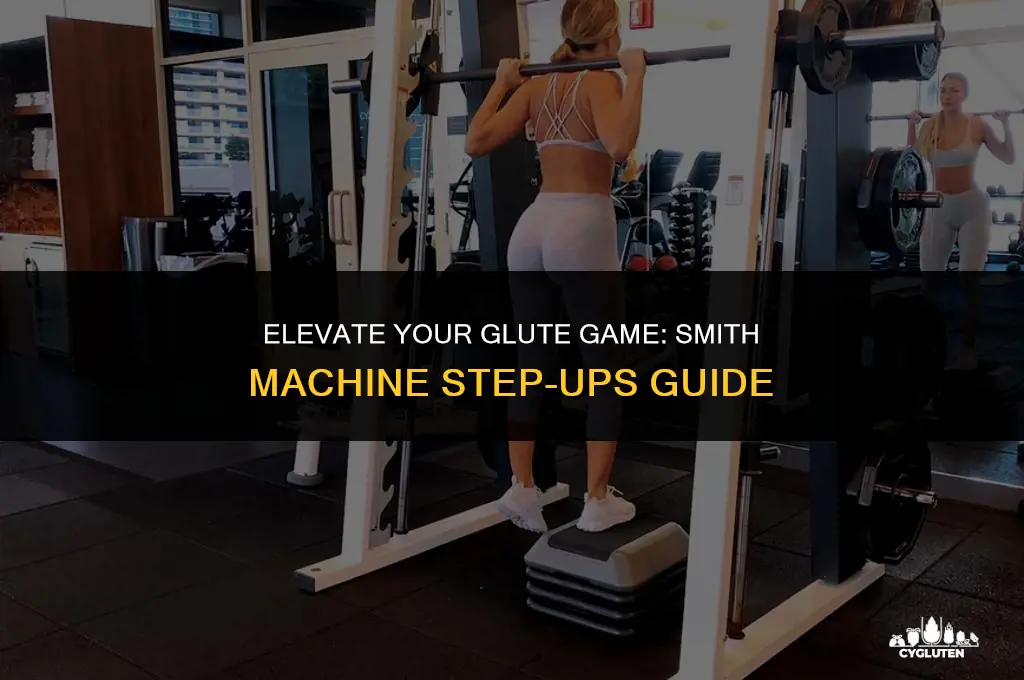 how to do step ups for glutes smith machine