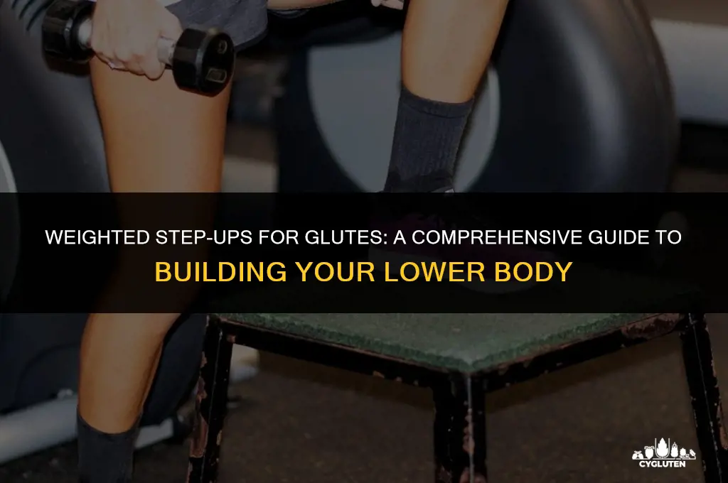 how to do step ups for glutes with weights