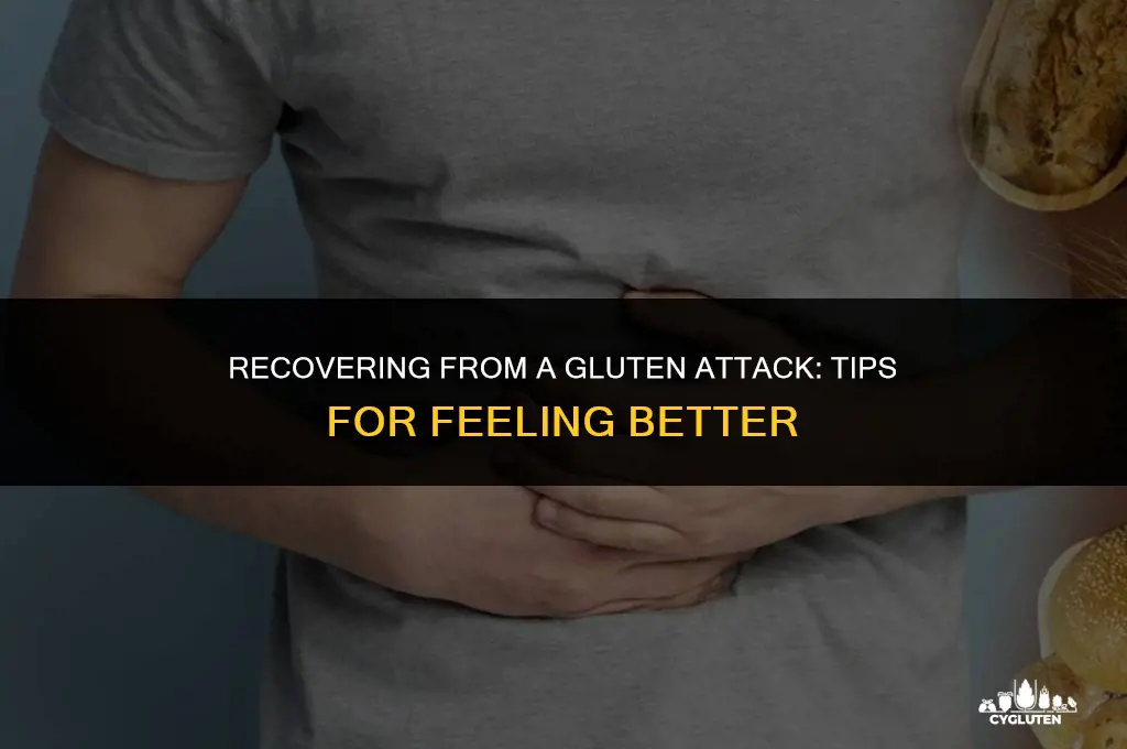 how to feel better after a gluten attack
