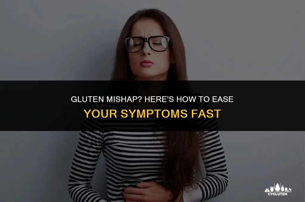 how to feel better when you accidentally consume gluten