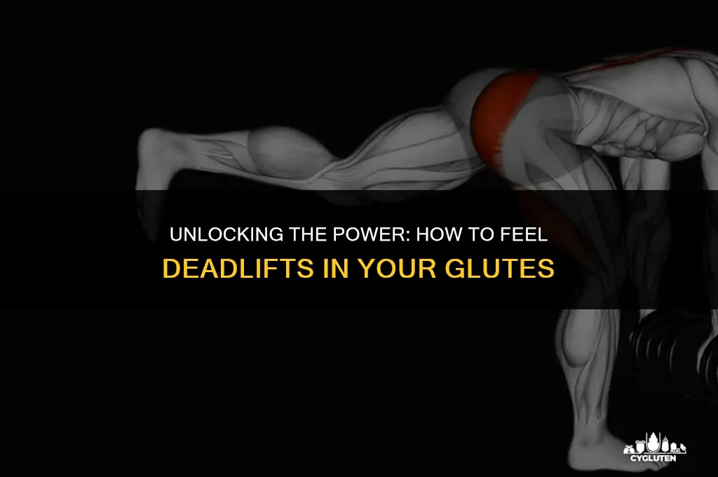 how to feel deadlifts in your glutes