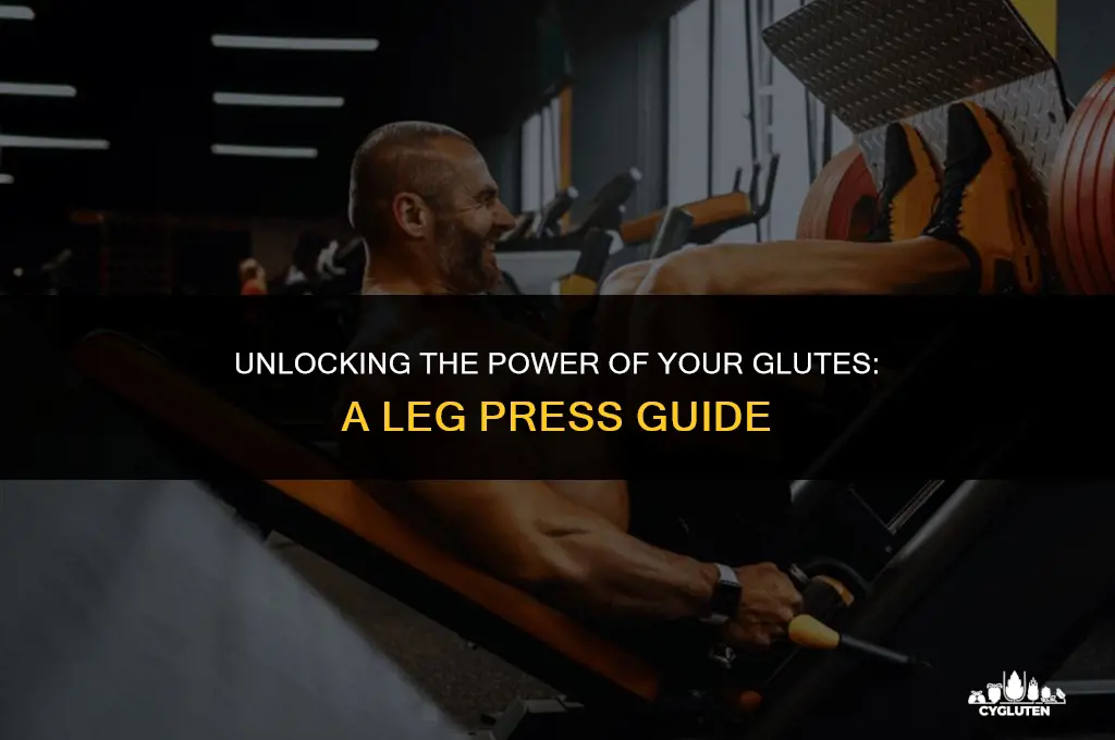 how to feel glutes in leg press
