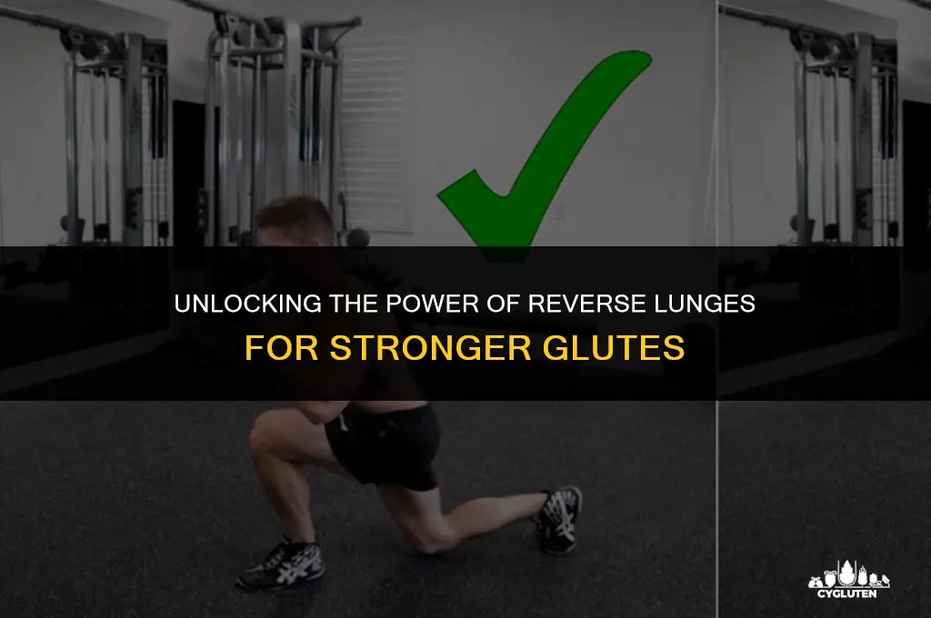 how to feel reverse lunges in glutes
