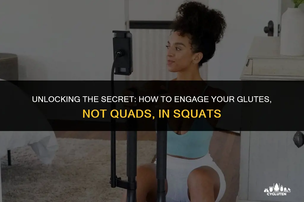 how to feel squats in glutes not quads