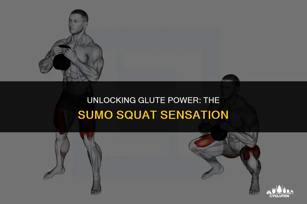 how to feel sumo squats in your glutes