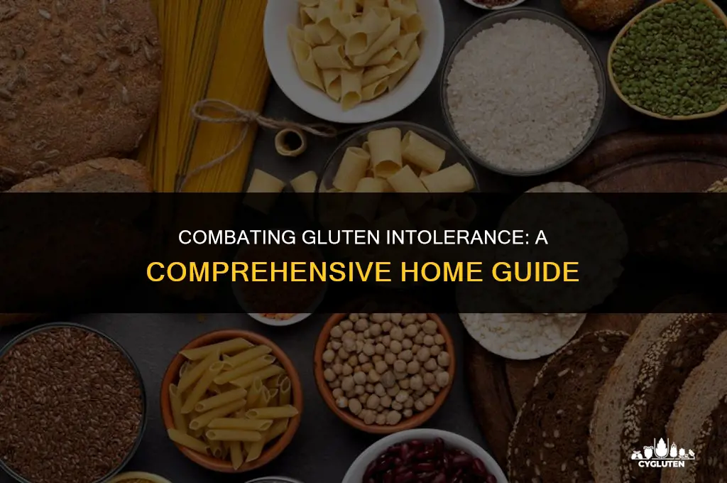 how to fight gluten intolerance at homr