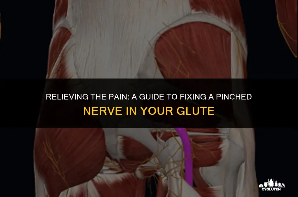 how to fix a pinched nerve in glute