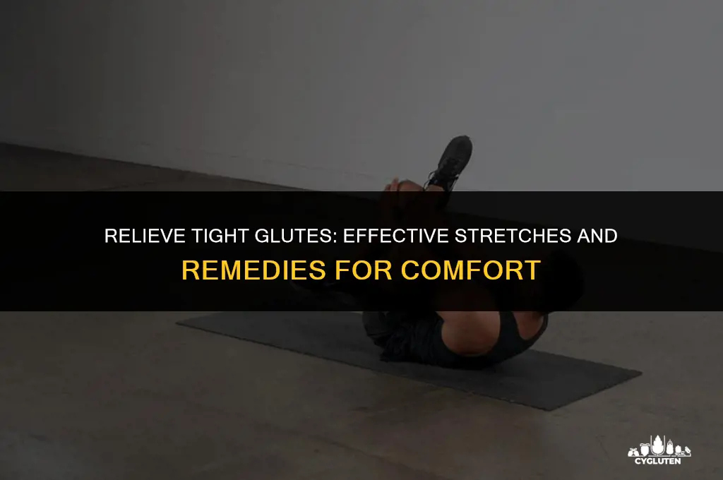 how to fix a tight glute muscle