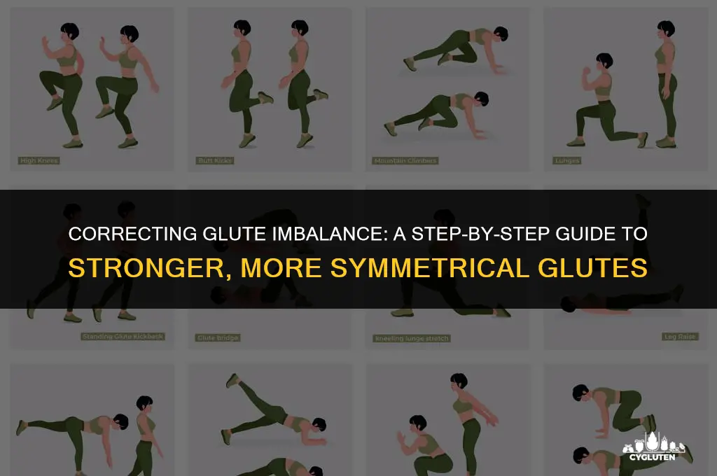 how to fix muscle imbalance in glutes