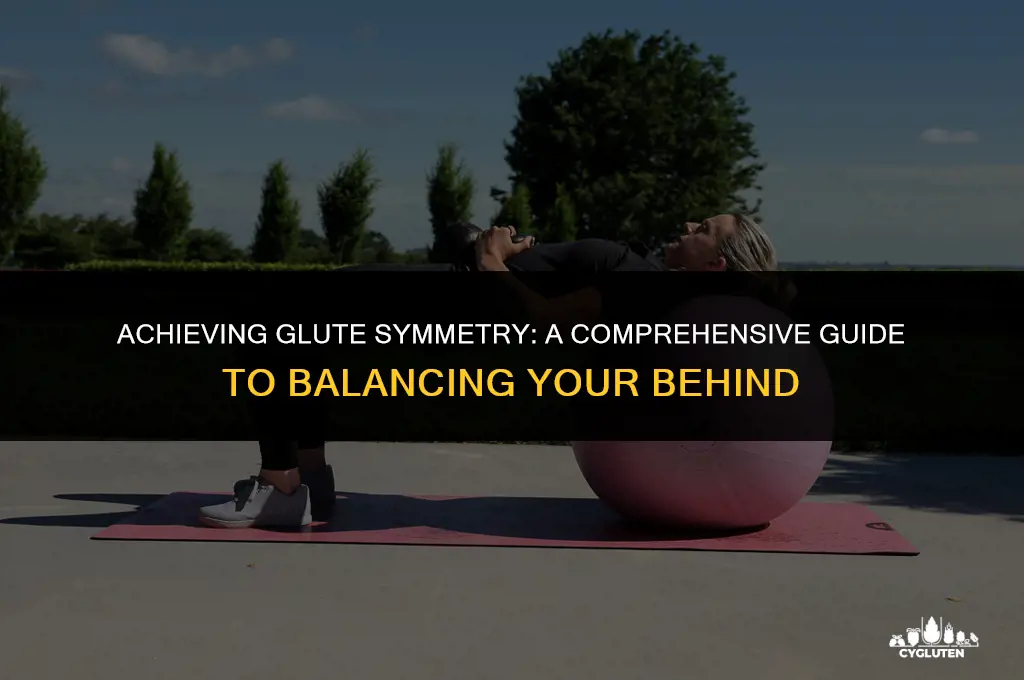 how to fix one glute bigger than the other