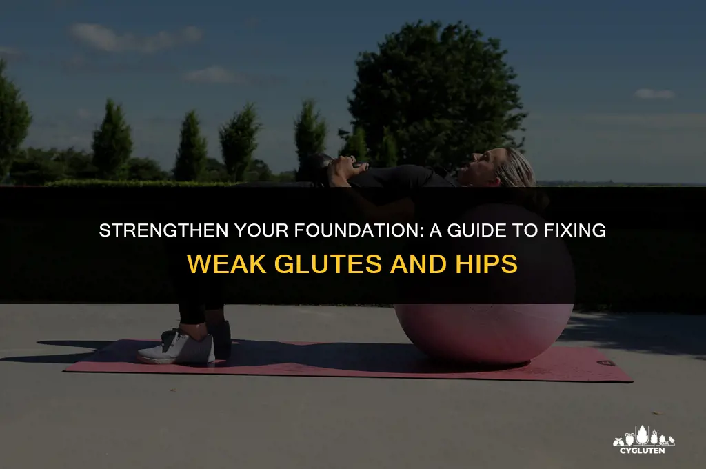 how to fix weak glutes and hips
