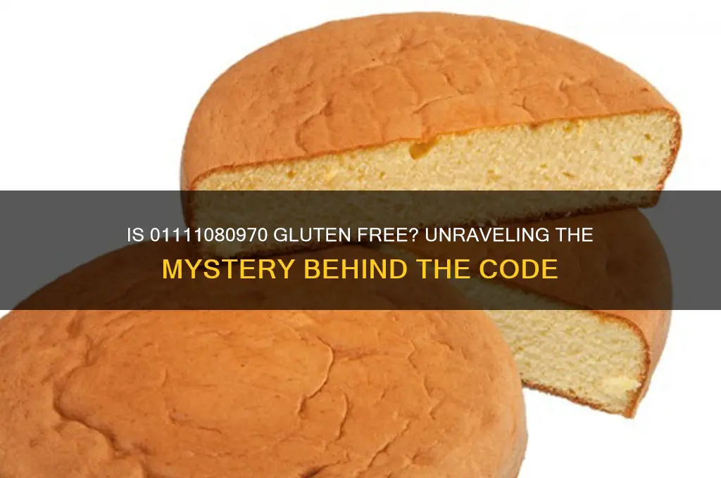 is 01111080970 gluten free