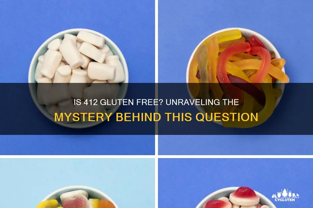 is 412 gluten free