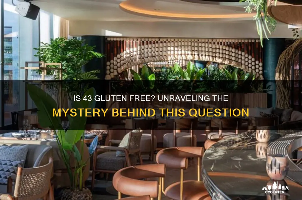 is 43 gluten free