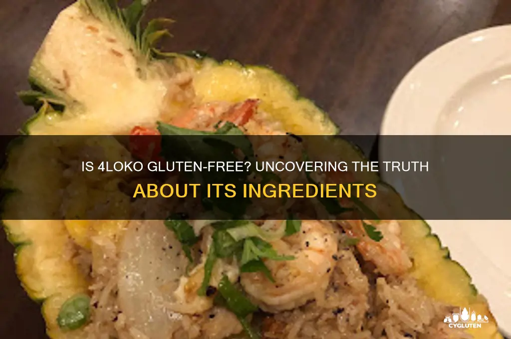 is 4loko gluten free