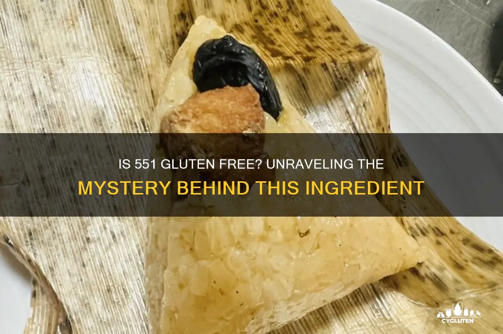 is 551 gluten free