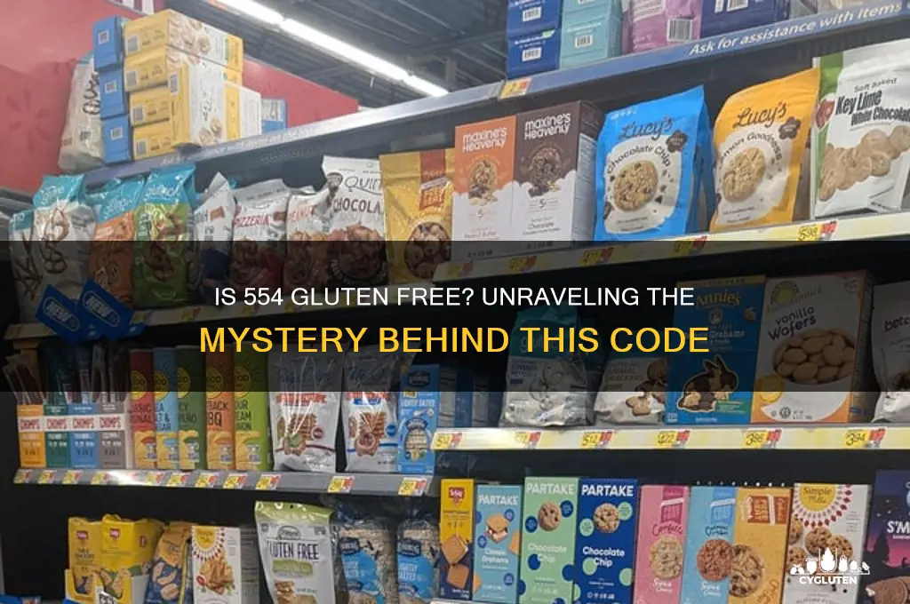 is 554 gluten free